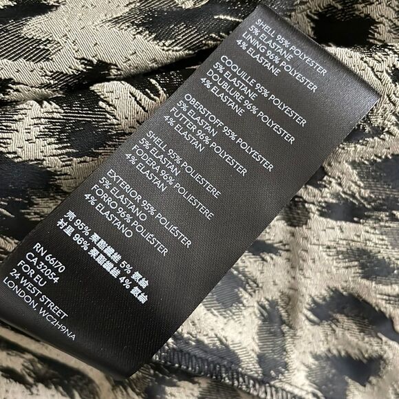 Free People Womens Size 4 Chrissy Mini Dress Sleeveless Animal Print Wired VNeck - Picture 9 of 10